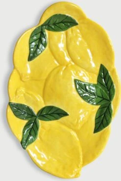 Home-Keuken 23 &Klevering - Citroen Bord 28,5cm - Schalen