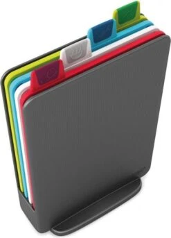 Joseph Joseph JosephJoseph - Index - Mini - Snijplank In Houder - Set Van 5 Stuks - Zilver -Home-Keuken 864x1200 1