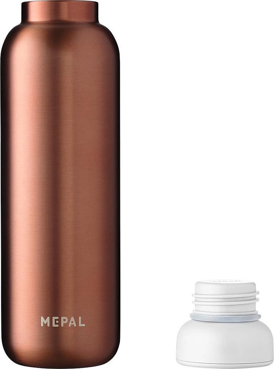 Mepal – Isoleerfles Ellipse 500 Ml – Houdt Je Drankje 12 Uur Warm En 24 Uur Koud – Rose Gold – Geschikt Voor Bruiswater – Thermosfles – Lekdicht 4 Mepal – Isoleerfles Ellipse 500 Ml – Houdt Je Drankje 12 Uur Warm En 24 Uur Koud – Rose Gold – Geschikt Voor Bruiswater – Thermosfles – Lekdicht - Afbeelding 2