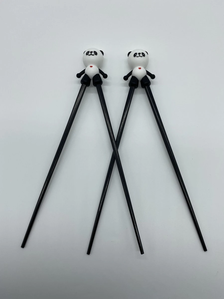 Eetstokje - Chopstick Child – 2 Stuks - Eetstokjes Voor Kinderen – Pandabeer - 22.5 Cm – Zwart/wit – Chopstick – Panda Bear 3 Eetstokje - Chopstick Child – 2 Stuks - Eetstokjes Voor Kinderen – Pandabeer - 22.5 Cm – Zwart/wit – Chopstick – Panda Bear