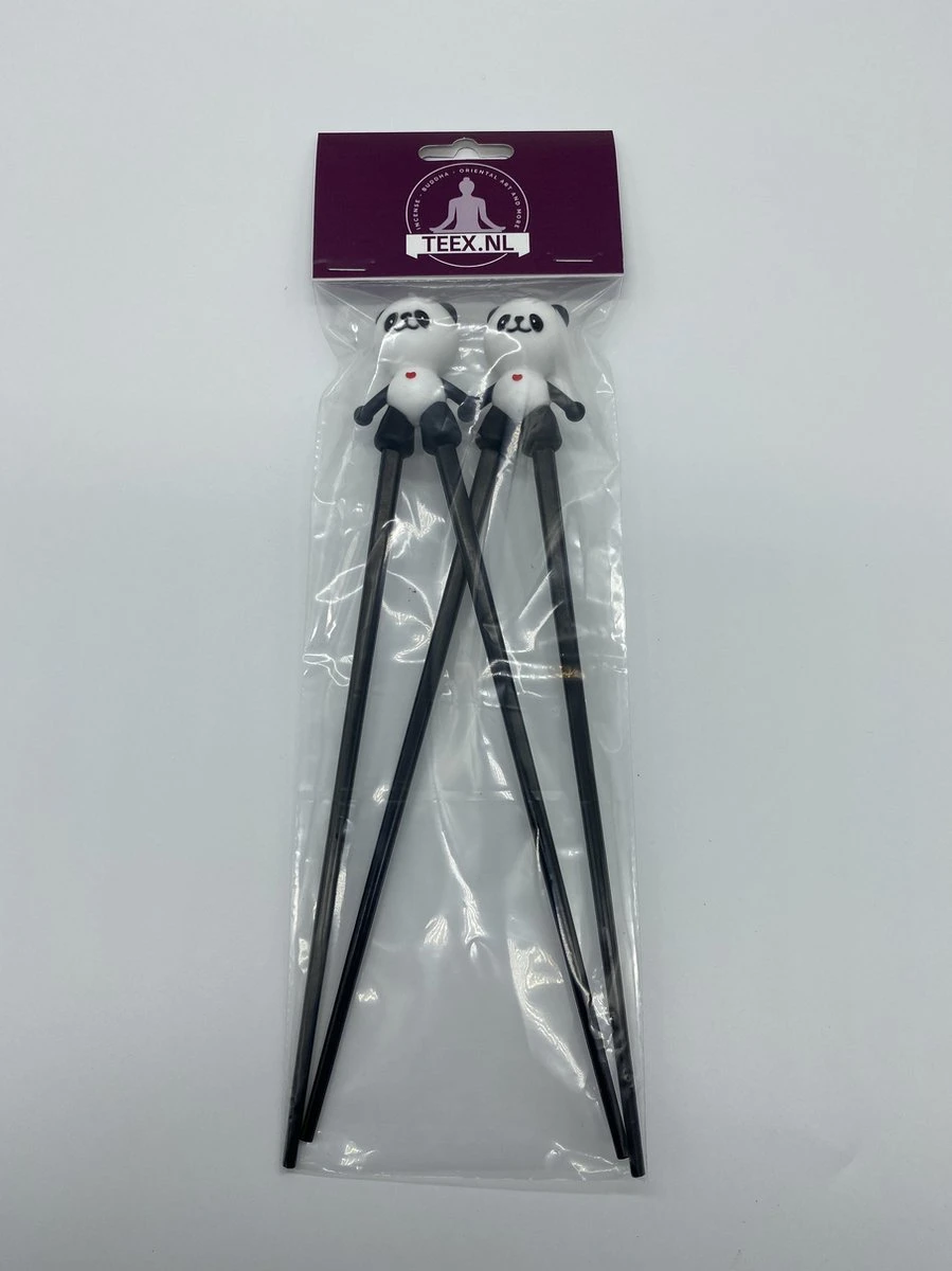 Eetstokje - Chopstick Child – 2 Stuks - Eetstokjes Voor Kinderen – Pandabeer - 22.5 Cm – Zwart/wit – Chopstick – Panda Bear 4 Eetstokje - Chopstick Child – 2 Stuks - Eetstokjes Voor Kinderen – Pandabeer - 22.5 Cm – Zwart/wit – Chopstick – Panda Bear - Afbeelding 2