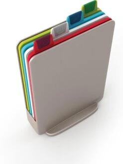 Joseph Joseph JosephJoseph - Index - Mini - Snijplank In Houder - Set Van 5 Stuks - Zilver -Home-Keuken 900x1200 16