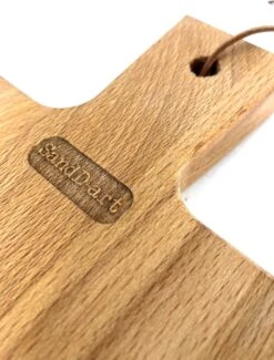 Stoer Landelijk Snijplankje-hapjesplankje Met Tekst Gravure BEDANKT Fijne Collega. Een Origineel Cadeau Voor Het Afscheid Van Een Collega. Het Formaat Is 20x30cm Excl. Handvat. -Home-Keuken 912x1200 4