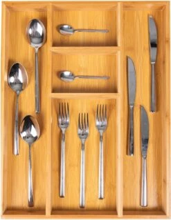 Coninx Bestekbak Bamboe 36CM Breed - Besteklade - Opbergbak - Duurzaam - Voor Laden Vanaf 47cm Diep -Home-Keuken 928x1200 1