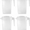 Merkloos Pakket Van 4x Stuks Kunststof Schenkkannen/waterkannen Van 2 Liter - 2000 Ml - Feest/partij/zomer -Home-Keuken 949x1200