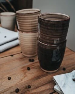 Koffiekopjes - Industrieel Grijs - Koffiebeker - Unieke Kleuren - Set Van 12 Kopjes (ook Los Verkrijgbaar) - 160ML En 340ML - Porselein - Hip En Trendy -Home-Keuken 960x1200 6