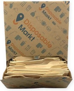 750 Stuks Houten Vork In Dispenser Box - Houten Bestek - Vorken - Bio Vorken - Hout In Dispenserdoos - Dispenser Doos Bestek - Karton Dispenser - Papier Dispenser Box Met Bestek - Cutlery - Biologisch Afbreekbaar - Milieuvriendelijk - FSC - Wegwerp -Home-Keuken 971x1200 1